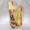 Airedale Terrier Print Hooded Blanket-Free Shipping