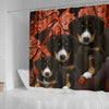 Entlebucher Mountain Dog Print Shower Curtains-Free Shipping