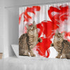 American Bobtail Print Shower Curtains-Free Shipping