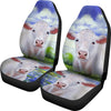 Charolais Cattle (Cow) Print Car Seat Covers- Free Shipping