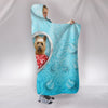 Cairn Terrier In Heart Print Hooded Blanket-Free Shipping