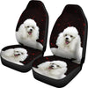 Cute Poodle Dog Print Car Seat Covers-Free Shipping