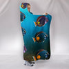 Acanthurus Achilles Fish Print Hooded Blanket-Free Shipping