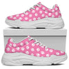 Paw Print Chunky Sneakers (White)