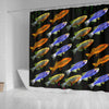 Slender Danios Fish Print Shower Curtains-Free Shipping