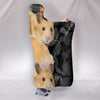 Cute Golden Hamster Print Hooded Blanket-Free Shipping