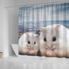 Cute Chinese Hamster Print Shower Curtains-Free Shipping