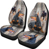 Doberman Pinscher Print Car Seat Covers- Free Shipping