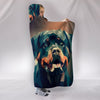 Rottweiler Dog Vector Art Print Hooded Blanket-Free Shipping