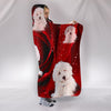 Old English Sheepdog Print Hooded Blanket-Free Shipping