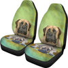 English Mastiff Dog Print Car Seat Covers- Free Shipping