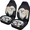 Cute Shih Tzu Dog Print Car Seat Covers- Free Shipping