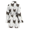 Cute Cat Patterns Print Women's Bath Robe-Free Shipping