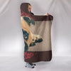 Pug dog Print Hooded Blanket-Free Shipping