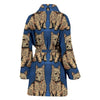 Norwich Terrier Print Women's Bath Robe-Free Shipping