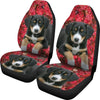 Entlebucher Mountain Dog On Pink Print Car Seat Covers-Free Shipping