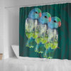 Parrotlets Parrot Print Shower Curtains-Free Shipping