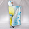 Budgerigar Parrot Print Hooded Blanket-Free Shipping