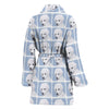 Kuvasz Dog Pattern Print Women's Bath Robe-Free Shipping