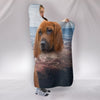 Cute Redbone Coonhound Print Hooded Blanket-Free Shipping