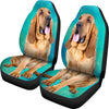 Bloodhound Dog Print Car Seat Covers-Free Shipping