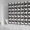 Boreboel Dog Pattern Print Shower Curtains-Free Shipping