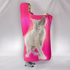 Amazing Devon Rex Cat Print Hooded Blanket-Free Shipping