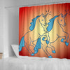 Unicorn Star Print Shower Curtain-Free Shipping