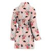 Birman Cat Floral Print Women's Bath Robe-Free Shipping