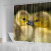 Cute Baby Duck Bird Print Shower Curtains-Free Shipping