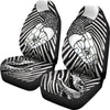 Black & White Snake Print Car Seat Covers-Free Shipping