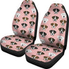 Boxer Dog On Pink Print Car Seat Covers-Free Shipping