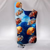 Oscar Fish Print Hooded Blanket-Free Shipping