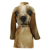 Shih Tzu Dog Print Women's Bath Robe-Free Shipping