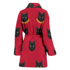 Bombay cat Print Women's Bath Robe-Free Shipping