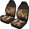 Abyssinian cat Print Car Seat Covers-Free Shipping