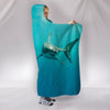 Shark Fish Print Hooded Blanket-Free Shipping