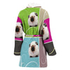 Amazing Himalayan guinea pig Print Women's Bath Robe-Free Shipping