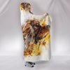 Caveliar King Charles Spaniel Dog Art Print Hooded Blanket-Free Shipping