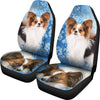 Papillon Dog Print Car Seat Covers-Free Shipping