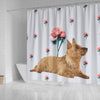 Australian Terrier Print Shower Curtain-Free Shipping