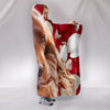 Irish Setter Dog Print Hooded Blanket-Free Shipping