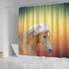 Haflinger Horse Print Shower Curtain-Free Shipping