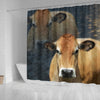 Parthenaise Cattle (Cow) Print Shower Curtain-Free Shipping