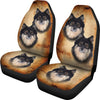 Cute Finnish Lapphund Print Car Seat Covers-Free Shipping