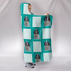 Saint Bernard Dog Patterns Print Hooded Blanket-Free Shipping