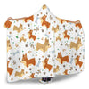 Cute Corgi Dogs Hooded Blanket for Lovers of Corgis