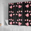 Cat Paws Print Shower Curtain-Free Shipping