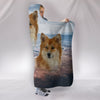 Icelandic Sheepdog Print Hooded Blanket-Free Shippipng