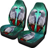 African Grey (Congo Grey Parrot) Parrot Print Car Seat Covers-Free Shipping